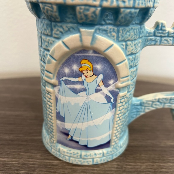 Disney Cinderella 70th Anniversary Blue Castle Mug NWOT - Picture 6 of 12